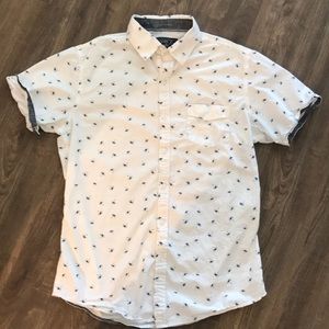 Men’s Casual Hawaiian Shirt (Palm Trees)